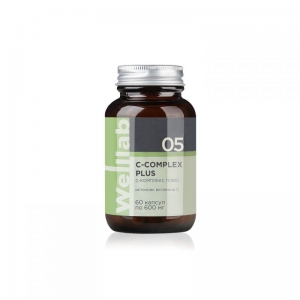 БАД с витамином С Welllab C-COMPLEX PLUS, 60 капсул